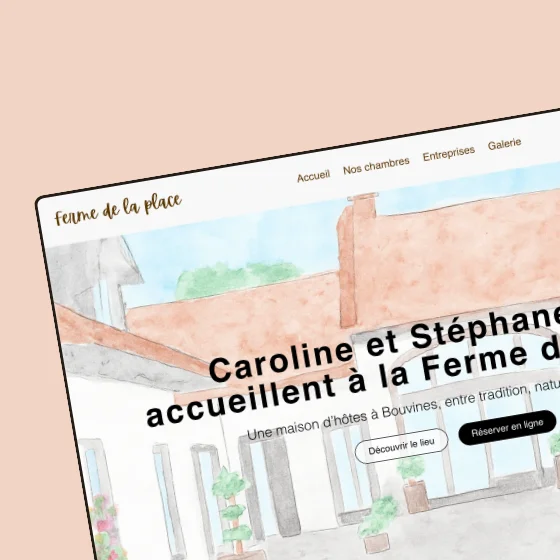 Ferme de la Place website